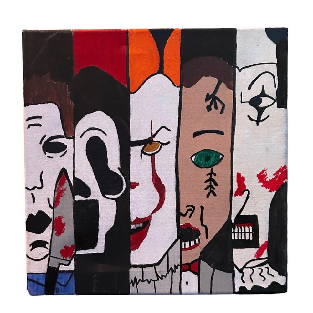 Hand-Crafted Horror Character Painting